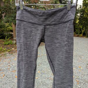Lululemon Wunder Under Crop Coco Pique Black